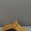 Wooden Hangers 30 Pack, Smooth Wood Hangers with 360 Swivel Hook & Notches, Natural Solid Coat Hangers Wooden for Closet