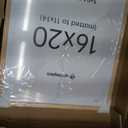 upsimples 16x20 Frames Set of 3, Natural Solid Wooden Picture Frames, Display 11x14 with Mat or 16 x 20 Without for Vertical or Horizontal Wall Hanging