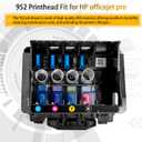 952 Printhead Fit for HP officejet pro 7740 8710 8715 8720 8725 8730 8740 Printer, Replacement 952 953 954 955 Printhead (with chip)