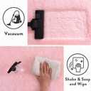 Small Pink Rug for Bedroom, 2x3 Fluffy Shaggy Area Rugs for Girls Kids Room, Soft Non-Slip Fuzzy Shag Carpet for Living Room, Indoor Floor Throw Rugs for Home Decor