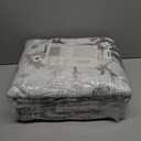 Boho Washable Area Rug 9x12, Spill-Proof Surface, Non-Slip Backin,Low Pile Faux Wool Large Printed Rugs for Living Room, Bedroom, Ding Room, Entryway and Home Decor (Cyan, 9x12)