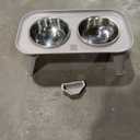 Pets Bowl,Elevated Stainless Dog Bowl with Neck Relief Feeder Eating Bowls Design with Base Stand for Large Breeds