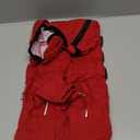 Dogs Waterproof Jacket, Lightweight Waterproof Jacket Reflective Safety Dog Raincoat Windproof Snow-Proof Dog Vest for Small Medium Large Dogs Corgis Dachshund Red D-S