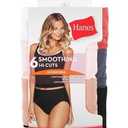 Hanes 6 hi cuts microfiber underwear 6/M
