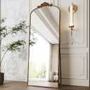 Arch Mirror Full Length,Large Mirror Full Length 71x28,Vintage Mirrors,Antique Floor Mirrors,Bronze