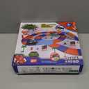 Spider Hero Monster Truck Toys for 3 4 5 6 7 8 9 Year Old Boys Girls: Race Track Set with 2 Spider Cars Electric Vehicle Kids Toys Gift for Boys Girls Age 3-9 Years Birthday Presents 212PCS