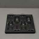 Red Wine Glasses Set of 4, 11oz, Premium Crystal Wine Glasses Hand Blown, Unique Birthday Gift or Wedding Anniversary