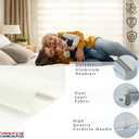 ShadesU Cordless Zebra Blinds Roller Shades, Ivory, 51" W x 72" H
