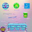 Video Game Birthday Party Decorations Themed Decor - 2026 Upgraded Plates Napkins Paper Cups Straws Forks Tablecloth Gaming Stuff for Boys & Girls Supplies Favor