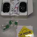 Security Cameras Wireless Outdoor, 2K Battery Powered WiFi Wireless Security Camera Outdoor, AI Motion Detection, Color Night Vision IP66 Weatherproof 2-Way Talk Siren Alarm SD/Cloud Storage, 2 Pack