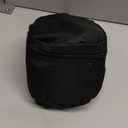 YFONG Travel Pillow for Long Flight Airplanes, Head Strap Combo with 3D Contoured Eye Mask for Sleep, Neck Pillow for Car Trip Essential, 360 Support Memory Foam Headrest, Prevent Head Bobbing, Black