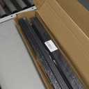 DISPLAYSWORKER Heavy Duty A-Frame Sidewalks Signs 24x36 Inch ,outdoor Sandwich Board Sign Black Coated Steel Metal Double-SidedSlide-in Folding with 2 Corrugated Plastic Poster Boards&2 Anti-Glare