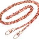 47"/120cm Purse Chain Strap Shoulder Cross Body Sling Purse Handbag Replacement Accessories with Metal Buckles
