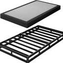 Awesofurni Twin Box Spring, 10 Inch High Profile Twin Box Spring Only, 3000 lbs Heavy Duty Metal Frame Mattress Foundation with Fabric Cover, Easy Assembly-Noise Free