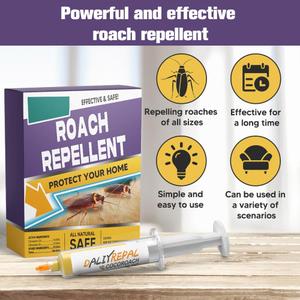 Roach Repellent Indoor Pet Safe, Cockroach Repellent Indoor - 4 Count