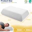 High Profile Bed Pillow for Heavy & Big Guy, Thick Firm Support, 6.3" Height