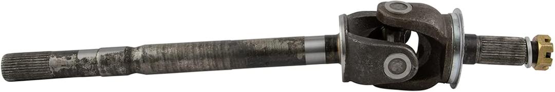 TRQ ASA80709 Front Left Drivers Side Axle Shaft Assembly with U-joint Compatible with 2003-2008 Ram 2500 Ram 3500 2006-2008 Dodge Ram 1500 4X4