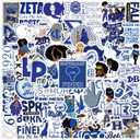 Zeta Phi Beta Sorority Paraphernalia Stickers 60pcs Fellowship Cociety Decals Aesthetic Waterproof Vinyl Pack Stickers for Water Bottle Laptop Cup Phone Skateboard DIY Party