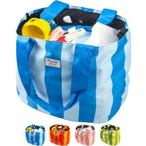 Bagelite Beach Bags Waterproof Sandproof, XL Large Pool Tote Bag for Women