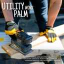 WESTWOOD FOX Gardening Working Gloves Leather Safety Thorn Proof Gloves for Mens & Women Flexible Heavy Duty Mechanic Gloves (Small, Yellow)