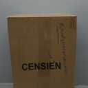 CENSIEN Carry On Luggage 22×14×9 Airline Approved, 20 Inch Lightweight ABS+PC Hard Shell Suitcases with Front Pocket, Spinner Wheels, TSA Lock (Navy Blue, 1PC)