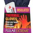 Polar Extreme Women's Thermal Winter Knit Gloves, Guantes  Warm, Windproof, and Soft Fleece Lined for Cold Weather