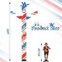 Wenqik Barber Shop Inflatable Tube Man 20' Tall Blow up Waving Arm Flailing Tube Man Giant Guy Wacky Dancing Puppet Guy for Outdoor Advertising Events (Not Include Blower)