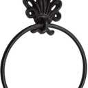 Antique Cast Iron Towel Ring Rustic Towel Holder for Bathroom Accessories Wall Mounted