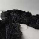 BEAUTELICATE Women's Faux Fur Shawl Wrap Stoles for Bridal Wedding Dresses (Black) One size