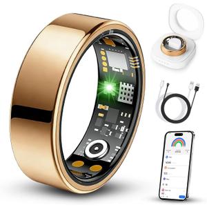 Benio Gen4 Smart Ring,2026 Upgraded,Smart Health Ring for Women Men Fitness Tracker with Heart Rate,Blood Oxygen,Sleep Monitoring,Step Counting,No Subscription