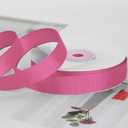 2 x Pink Grosgrain Ribbon 1 Inch X 50 Yards Pink Grosgrain Ribbon for Crafts Gift Wrapping Hair Accessories Wedding Decor Sewing and Bow Making Holiday Decoration Gift Ribbons