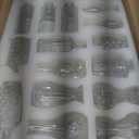 36Pcs Bud Vases Set Small Vintage Glass Bottles Clear Bud Vases in Bulk Multiple Shape Cute Glass Vases for Rustic Wedding Centerpieces Table Decorations and Home Decor(Clear)