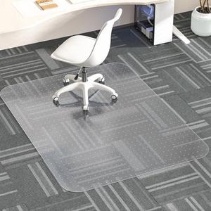 MESHDO Office Chair Mat for Carpet, 36" X 48" X 0.09" Desk Chair Mat for Carpet Floors, Clear and Thick Rolling Computer Chair Mats with Non-Slip Studded for Home and Office Low Pile Carpets