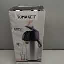 Airpot Coffee Dispenser Thermal with Pump,3L/102 Oz Insulated Stainless Steel Large Airpot Coffee Carafe Lever Action for Hot/Cold Water,Thermal Carafe for Hot Cocoa for Parties (101.4 Ounces)