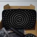 Veken Wide Rain Shower Head with 6 Modes Handheld Water SprayHigh Pressure Showerhead Combo with Arm for Bathroom AccessoriesHome Decor Adjustable Dual Shower with Anti-Clog NozzlesMatte Black