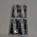 8 Pack Replacement Toothbrush Heads Compatible with Oral B iO, Brush Heads for Oral-B iO 2/3/4/5/6/7/8/9/10/7G Series, with Covers, Black