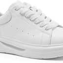 OrthoComfoot Men's Arch Support Dress Oxfords (9.5, W2-white)