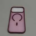 SUPFINE Magnetic for iPhone 17 Pro Max Case (Compatible with MagSafe)(Military Grade Drop Protection) Translucent Matte Shockproof with Anti-Fingerprint Phone Cover 2025, Red