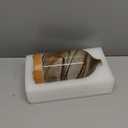 Essential Oil Diffuser Hand Blown Glass Aromatherapy Diffuser - Ultrasonic Cool Mist Scent Aroma Diffuser, Whisper Quiet with Auto Shut-Off, Timer Setting &7 Colors Night Light for Home (Brown Rock)