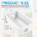 W10670844 Refrigerator Ice Bucket Replacement for Whirlpool Ken.More May.tag Refrigerator Replace W10850492 4378073 AP5989704 PS11731153 EAP11731153 7WRS22FDBF00 by TOMOON