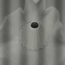 Ceramic Coffee Dripper Pour Over Coffee Maker with Wood Stand Elegant Flower Shape Filter (white)