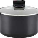Farberware Smart Control Nonstick Stock Pot/Stockpot with Lid, 6 Quart, Black