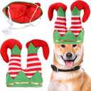 Pet Headgear Soft Headband Christmas Pet Dress up Dog for Cats Small Dogs Medium Large Dogs