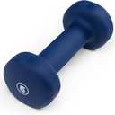 Marcy Colored Neoprene Dumbbells (E. Indigo Blue - 5lb - Single)