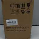 Ceramic Vintage Vase, 9.3" Rustic Blue and White Chinoiserie Floral Vase for Home Decors, Handcrafted Farmhouse Large Flower Vases for Living Room, Table, BathroomCenterpiece