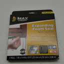 Duck Max Strength Expanding Foam Seal for Doors and Windows, 1 in. x .25 in. x 13 ft., Expands to Fit Uneven Gaps up to 1 Inch Thick, Cut to Size, Black, 1-Roll