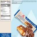 Atkins Caramel Chocolate Nut Roll Snack Bar, Protein Snack , 7g Protein, 2g Sugar, High Fiber Snack, 16 Count (EXP 04/22/27)
