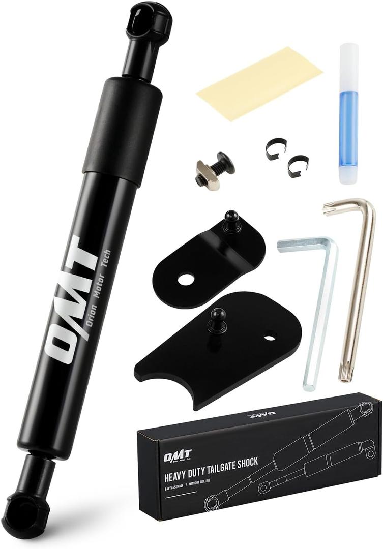 Orion Motor Tech Truck Tailgate Assist, Pickup Tailgate Lift Assist Kit Compatible with 2022 to 2025 Ford Maverick, Heavy Duty Steel Tailgate Shock Absorber Tailgate Damper with Mount