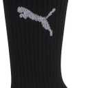PUMA Boys' Crew Socks (6-Pack) (Black, S)
