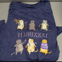 Hanukkah Shirt Women Bow Menorah Candles Hanukkah T-Shirt Jewish Menorah Chanukah Tee Tops 2XL